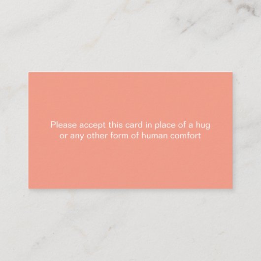 ENTEND UNE CARTE D'APPEL HUG (Dos)