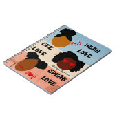 Entendez l'amour, voyez l'amour, parlez le carnet (Côté gauche)