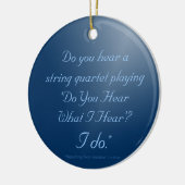 Entendez-vous ce que j'entends ? Ornement de Noël (Gauche)