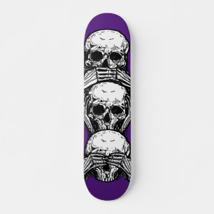 Entendre voir ne parler pas mal skateboard dessin