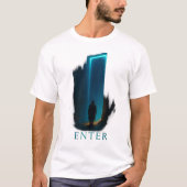 ENTER Portal T-Shirt – Dark Surreal Sci-Fi Graphic (Devant)