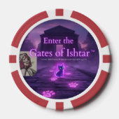 Enter the Gates of Ishtar playing cards  Poker Chips (Voorkant)