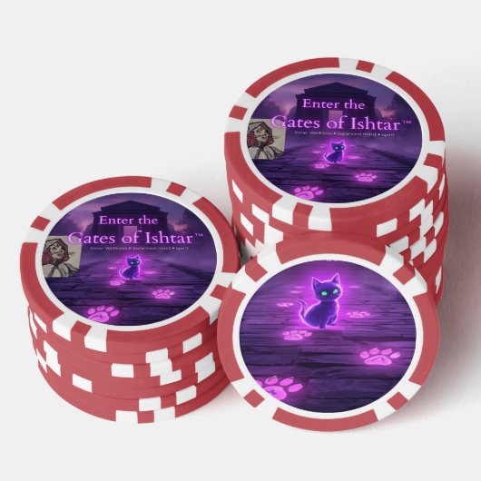 Enter the Gates of Ishtar playing cards  Poker Chips (Opstapeling)
