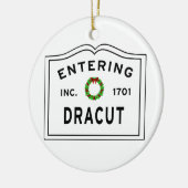 Entering Dracut Massachusett Keramisch Ornament (Links)