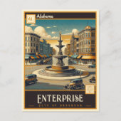Enterprise, Alabama |  Briefkaart (Voorkant)