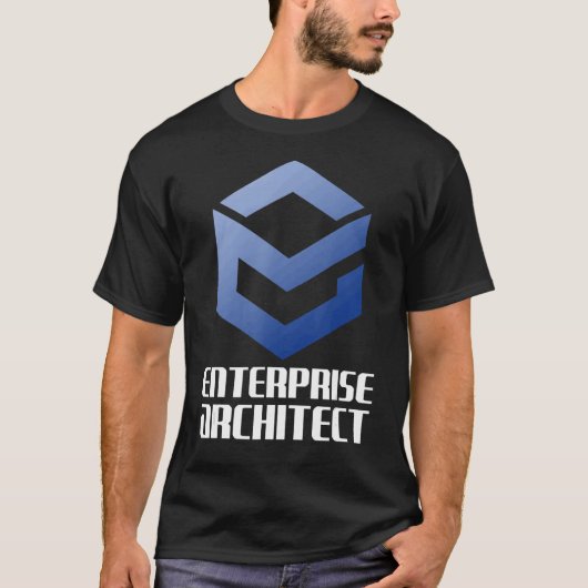 Enterprise Architect Data Digital Science Network T-shirt (Voorkant)