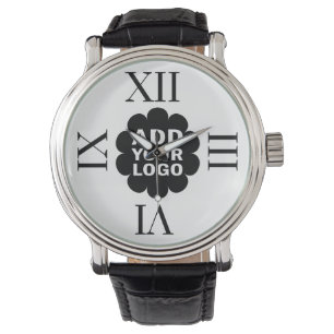Enterprise Logo Black en White-promotie Horloge