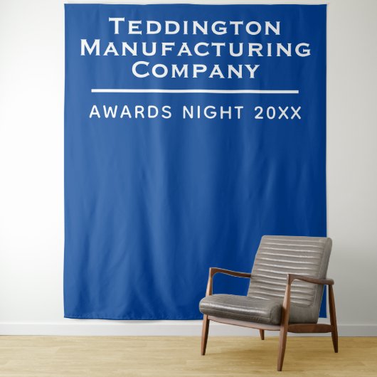 Enterprise Presentation Awards Achtergrond in blau Wandkleed (In situ)