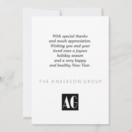 Enterprise Red Merry-kerstvakantieboom (Achterkant)