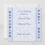 Enterrement de vie de garçon - Invitation ours en  (Dos)