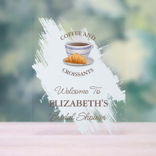 Enterrement de vie de jeune fille Café et Croissan (Neutre)