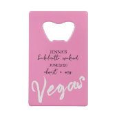 Enterrement de vie de jeune fille Pink Vegas (Dos)