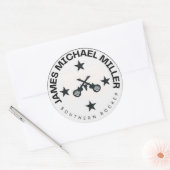 entertainer sticker van James Michael Miller (Envelop)