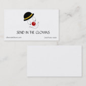 Entertainers Clown Logos Visitekaartje (Voorkant / Achterkant)