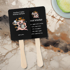 Entertainment Family Reunion Evenementenschema Aan Handwaaier