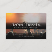 Entertainment Manager visitekaartje (Achterkant)