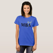 enthousiast MBA Afstuderen T-shirt (Voorkant volledig)