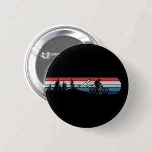 enthousiast over de biking in de bergen ronde button 5,7 cm