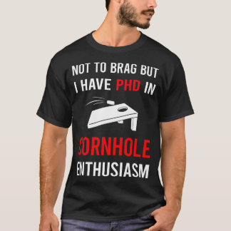 Enthusiasm cornhole t-shirt