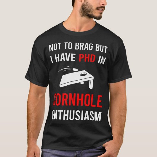 Enthusiasm cornhole t-shirt (Voorkant)