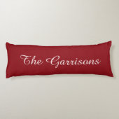 Entièrement personnalisable Vacances corps coussin (Dos)