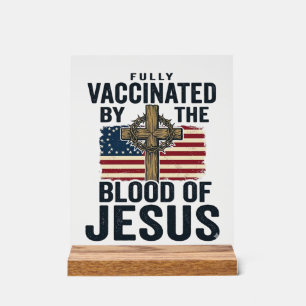 Entièrement vacciné par le sang de Jésus Patriotiq