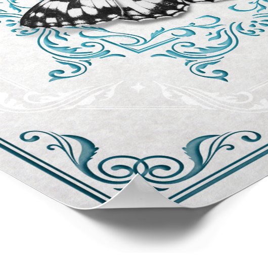 Entimologiste du poster Papillon (Coin)