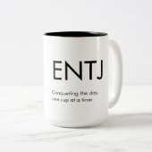 ENTJ Jour de conquête Mug Gift (Devant droit)