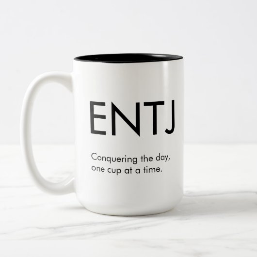 ENTJ Jour de conquête Mug Gift (Gauche)