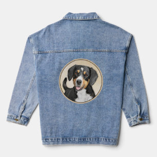 Entlebucher Mountain Dog Painting Original Chien A