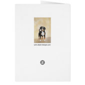 Entlebucher Mountain Dog Peinture - Art original (Dos)