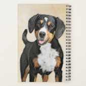 Entlebucher Mountain Dog Peinture - Art original (Dos)