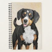 Entlebucher Mountain Dog Peinture - Art original (Devant)