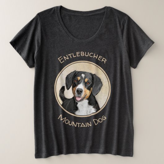 Entlebucher Mountain Dog Peinture - Art original (Design devant)