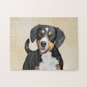 Entlebucher Mountain Dog schilderen - Originele ku Legpuzzel