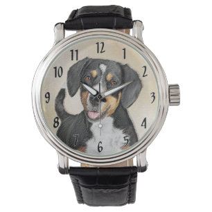 Entlebucher Mountain Dog schildert originele hondk Horloge