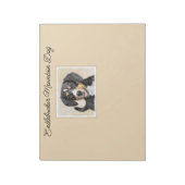 Entlebucher Mountain Dog schildert originele hondk Notitieblok (Gedraaid)