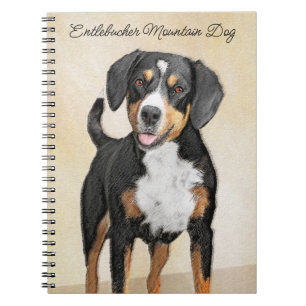 Entlebucher Mountain Dog schildert originele hondk Notitieboek