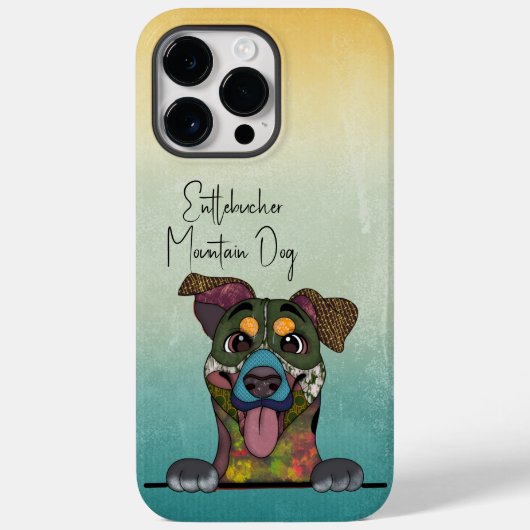 Entlebucher Mountain Dog Ugly Face Case-Mate iPhone Case (Achterkant)