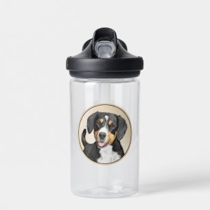 Entlebucher Sennenhond Schilderij Originele Hond K Waterfles