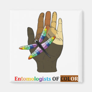 Entomologen van Color logo Magneet