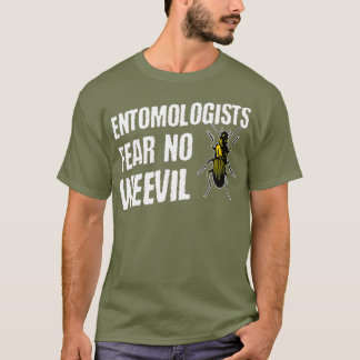 Entomologen vrezen geen slechte grappige beetle bo t-shirt