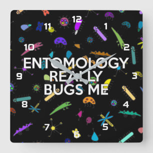 ENTOMOLOGIE BIEDT ME ECHT VIERKANTE KLOK