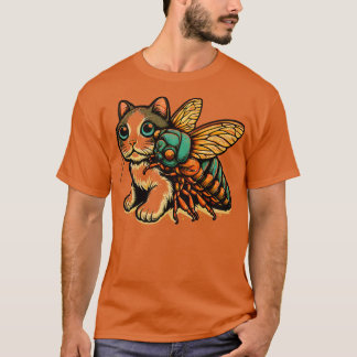 Entomologie Cicada Lover Cicada Fest 2024 Broods X T-shirt