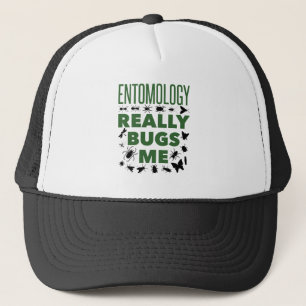 Entomologie is een schimmelaar voor de entomoloog trucker pet