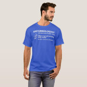 Entomoloog Definition Funny Entomology Science T-shirt (Voorkant volledig)