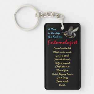 Entomoloog Sleutelhanger van RoseWrites