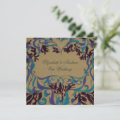 Entouré de fleurs ~ Invitations TACHETÉES (Debout devant)