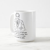 Entouré De Jerks Drôle Mug (Devant gauche)