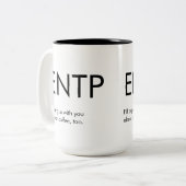 ENTP Argue café Mug cadeau (Devant gauche)